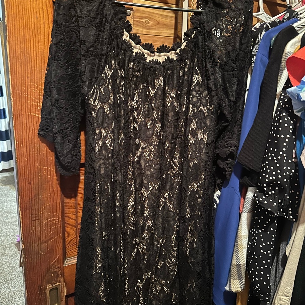 Black Lace Dress